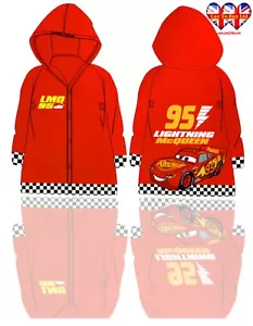 Disney Pixar Cars Raincoat,Waterproof Hooded Raincoat,Official Licensed - Picture 1 of 12