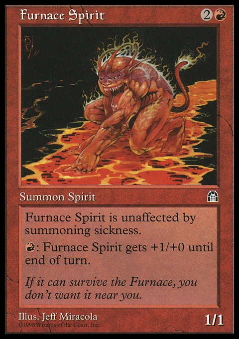 Magic the Gathering MTG Furnace Spirit (87) Stronghold   LP - Image 1 of 1