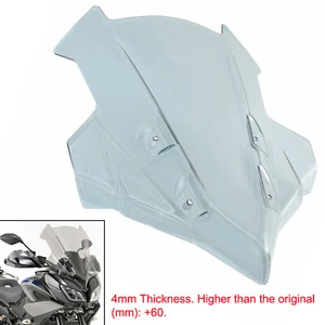 High: +60mm Windscreen Windshield Smoke For YAMAHA MT-09 Tracer 900 GT 2018-2020 - Picture 1 of 7