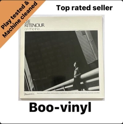 Lee Ritenour - On The Line - 12" Vinyl LP Record Album + Insert Jazz Fusion Ex - Image 1 of 4