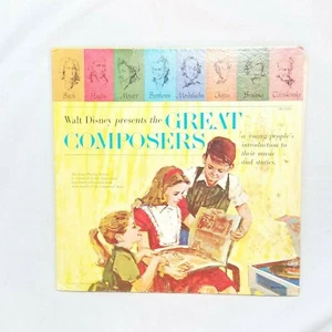 Walt Disney presents the Great Composers Vinyl Record Illustrated Book ST-3915 - Picture 1 of 8
