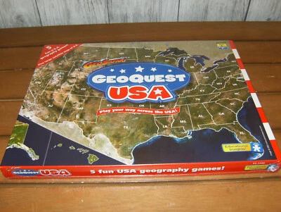 New GeoSafari: GeoQuest USA  5 Fun USA Geography Educational Learning Games - Image 1 of 4