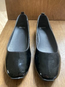 Camper Women's Flats Size 4.5 - Black Patent Slip Ons - Picture 1 of 7