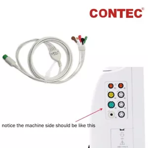 CONTEC 5 Lead ECG Cable for New Patient Monitor CMS6000/7000/8000/9000/9200 - Picture 1 of 2
