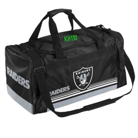 Las Vegas Raiders NFL Gym Travel Luggage Core Duffel Bag Cover