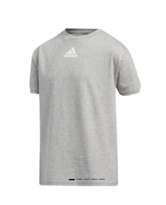 Kid Unisex Performance Adidas Medium Size Badge Of Sport Tee - Picture 1 of 2
