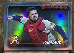 2024 Topps Series 2 RAINBOW FOIL Travis D'Arnaud Atlanta Braves #686 ⚡️ - Picture 1 of 3