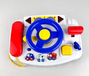 Megcos Busy Driver Phone Steering Wheel Emergency Vehicle Sounds Tested Working - Picture 1 of 6