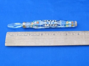 VIAL DE LÁGRIMAS DE VIDRIO PINTADO VICTORIANO ANTIGUO-SIN PRECIO BASE - Imagen 1 de 10