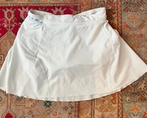 Athleta Girl Small Size 7 Game Point Skort Light Green Blue Pale Mint Skirt - Picture 1 of 6