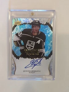 2021-22 Exquisite Collection Silver Auto Rookie Quinton Byfield /99 - Picture 1 of 3