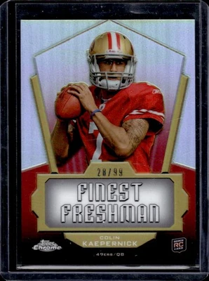Colin Kaepernick 2011 Topps Finest #FF-CK Finest Freshman Rookie Refractor /99 - Image 1 of 2