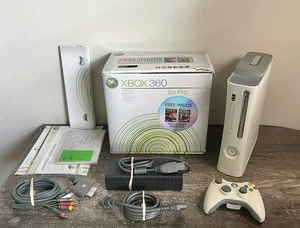 Original Xbox 360 Pro 20GB Console Bundle NXE Dashboard Complete Original Box - Picture 1 of 23