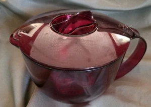 Taza medidora Tupperware Cranberry Mix N Serv Micro Cook #2620A #2619A 1L/4C - Imagen 1 de 8