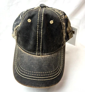 Sombrero Realtree Hombres Estampado de Pigmento Camuflaje Lona Correa Ajustable Espalda Autoridad Portuaria - Imagen 1 de 6