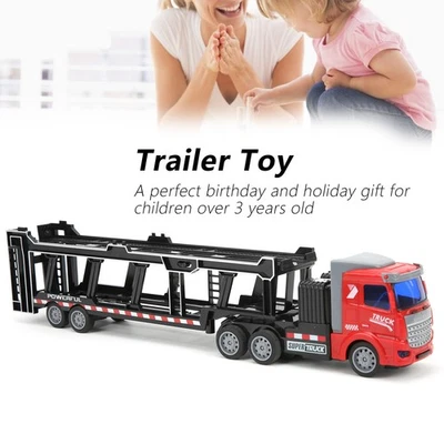 `Children Remote Control Trailer Truck Detachable Flatbed SemiTrailer - Image 1 of 4