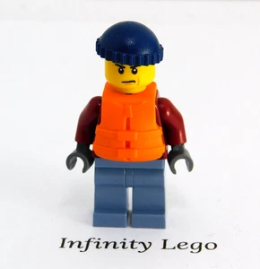 LEGO Deep Sea Ocean Exploration Minifigure Man City Exploration Ship (60266) - Bild 1 von 3