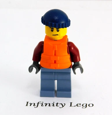 LEGO Deep Sea Ocean Exploration Minifigure Man City Exploration Ship (60266) - Image 1 of 3