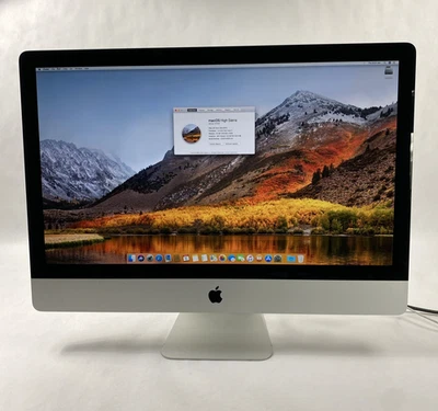 Apple A1312 iMac 27" 2011 3.4GHz Core i7 32GB RAM 480GB SSD macOS 10.13.6 - Image 1 of 4