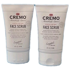 ( LOT OF 2 ) EXFOLIATING FACE SCRUB by Cremo NOT SEALED 4 Fl Oz / 118 ML Each - Picture 1 of 2