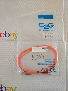 C2G 3m/9.8ft LC-ST 62.5/125 OM1 DPX Multimode Fiber Optic Cable - Photo 1/6