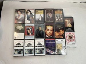 Lot 17 Classical Music / Operettas /Orchestra Cassettes Beethoven Mozart - Picture 1 of 20
