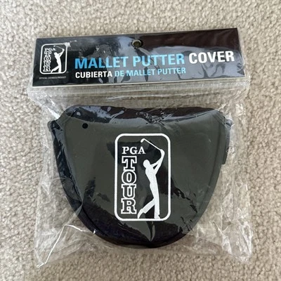 ¡NUEVO! Cubierta Putter PGA Tour Mazo Negra, Cierre Ajustable, Interior Acolchado Foto 1 de 4