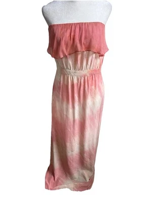 Gypsy 05 tie dye maxi dress women’s S 100% silk boho strapless REVOLVE USA *logo - Image 1 of 4