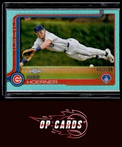 Nico Hoerner 2025 Topps cromo #107 refractores acuáticos #/199, envío gratuito - Imagen 1 de 2
