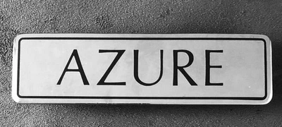 Tapa de maletero de coche Rolls Royce Bentley de colección latón cromo AZURE emblema insignia de arranque Foto 1 de 2