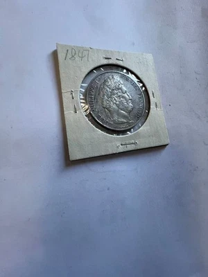 1847 France 5 Francs Silver Coin - Image 1 of 3
