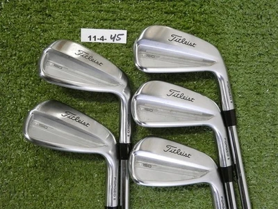 Titleist 2023 T150 Forged Irons 6-P AMT Black S300 Stiff Steel Excellent - Image 1 of 4