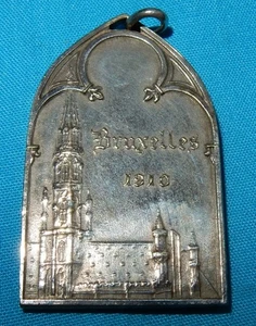 MEDALLA BRUSELAS 1910 FOB 1er CONGRESO INTERNACIONAL DE ANTOMOLOGÍA FONSON - Imagen 1 de 3