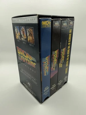 Back to the Future Trilogy and the Secrets of the Trilogy (VHS, 1991, Limited... - Image 1 of 4
