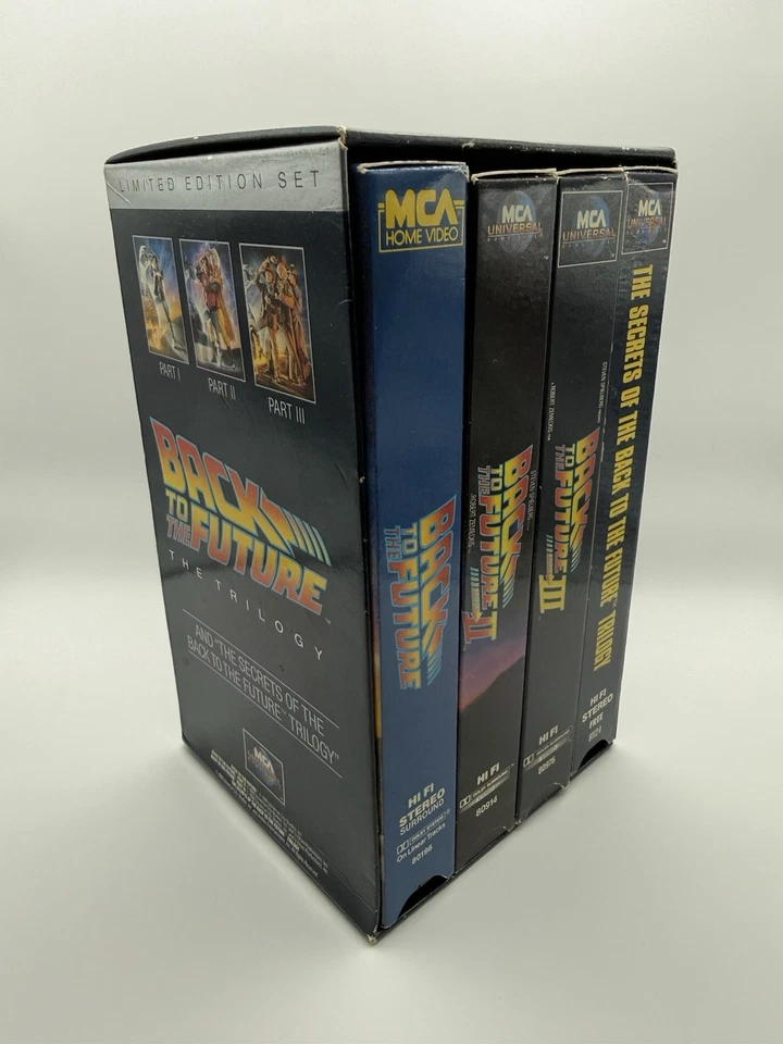 Back to the Future Trilogy and the Secrets of the Trilogy (VHS, 1991, Limited... - Image 1 of 4