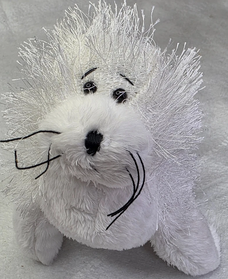 Ganz Webkinz Lil Kinz Snow White Seal Plush Stuffed Animal Toy 9" inches No Code - Image 1 of 4