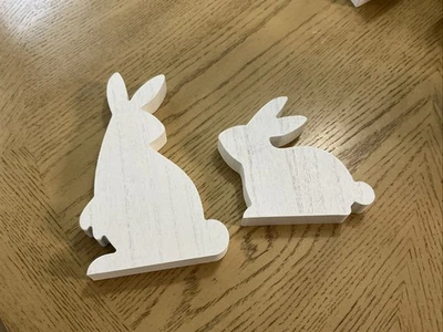 Juego de 2 conejitos Chalk Couture - Nuevo no en embalaje original Foto 1 de 2