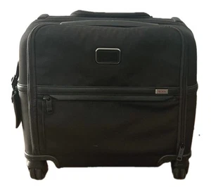 TUMI Alpha 3 Compact 4 Wheeled Brief Travel Suitcase Black 117157 1041 - Picture 1 of 15