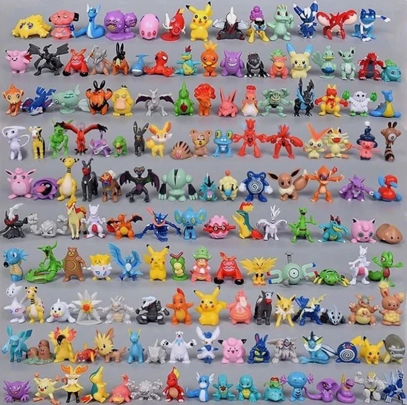 144 Pokemon Mini Figura Juguetes Pikachu Figuras de Acción | Regalo Niños | Favores de Fiesta| Foto 1 de 4