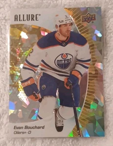 Yellow Taxi Rookie Evan Bouchard Upper Deck Allure 2023-24 #47 Oilers NHL - Picture 1 of 2