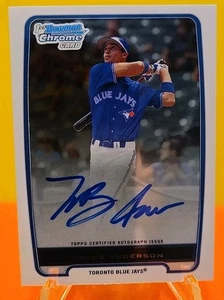 Bowman Chrome Jacob Anderson 2012 #BCP-83 "Bowman 1st Auto" Toronto Blue Jays - Imagen 1 de 6