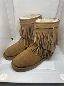 Botas Koolaburra by UGG Cable Flecos Marrón 1015897 Cub Mujer Talla 10 EE. UU. - Imagen 1 de 10