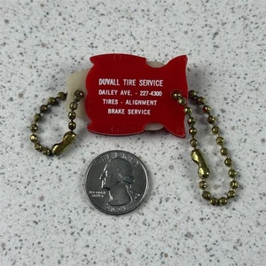 Duvall Tire Service Frankfort Kentucky Pull A Park OWL Keychain Key Ring #53808 - Picture 1 of 3