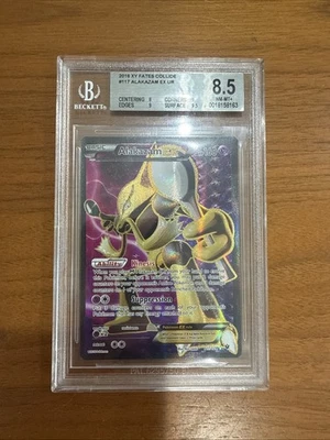 Alakazam EX (117/124) BGS 8.5 (2013) Pokemon Ultra Rare Holo XY: Fates Collide - Image 1 of 2