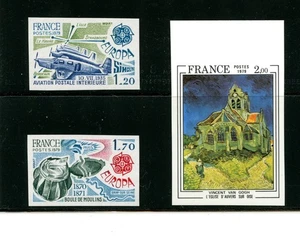 France - Maury #2051-22 & 2060 (3) imperforated issues of 1979, MNH, Euro 235 - Picture 1 of 2