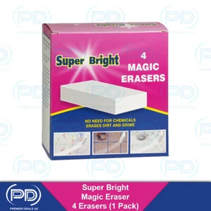 Superbright Magic Gomma Pastiglie Smacchiatore 1/2 o 3 Confezioni (4 in Confezione) - Foto 1 di 6