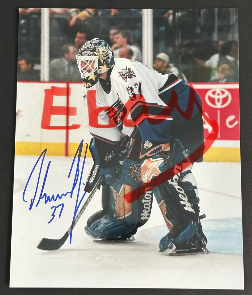 OLAF KOLZIG Defiende Red Autografiada FIRMADA 8x10 Foto LAVADO CAPITALES ESTRELLA PORTERO Foto 1 de 1