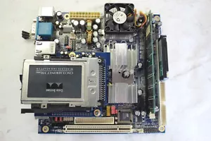 VIA EPIA Mini-ITX Motherboard EPIA-MII(MII1000G LDVS)+RAM,memory, wireless card - Picture 1 of 13