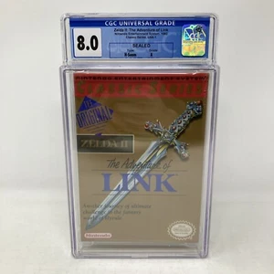 Zelda II The Adventure of Link Classic Series NES Sealed CGC Graded 8.0 A - Bild 1 von 6