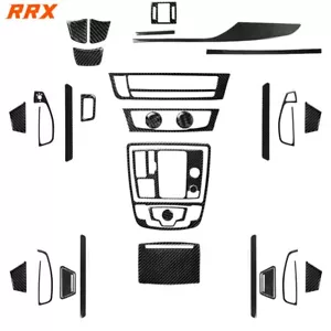36Pcs Real Carbon Fiber Kits Whole Interior Trim For Audi A6 S6 C7 A7 S7 12-18 - Picture 1 of 18